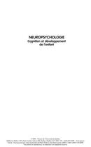Couverture du livre « Neuropsychologie ; cognition et développement de l'enfant » de Pierre Nolin et Jean-Paul Laurent aux éditions Pu De Quebec
