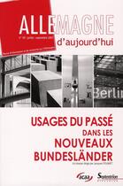 Couverture du livre « Usages du passé dans les nouveaux Bundesländer » de  aux éditions Pu Du Septentrion