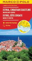 Couverture du livre « Istrie, Cote Croate - Nord Et Centre 1 : 200 000 » de  aux éditions Mairdumont