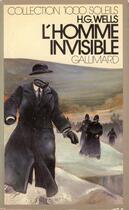 Couverture du livre « L'homme invisible » de Herbert George Wells aux éditions Gallimard-jeunesse