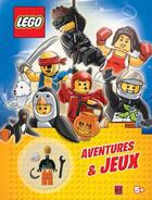 Couverture du livre « Lego grand livre aventures et jeux » de  aux éditions Carabas