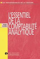 Couverture du livre « Essentiel De La Compta » de Didier Leclere aux éditions Eyrolles