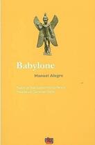 Couverture du livre « Babylone » de Manuel Alegre aux éditions Uga Éditions