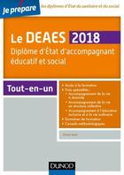 Couverture du livre « Je prépare ; le DEAES 2018 ; diplôme d'Etat d'accompagnement éducatif et social » de Olivier Huet aux éditions Dunod