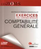 Couverture du livre « Exercices de comptabilite generale 2013-2014 (11e édition) » de Francis Grandguillot aux éditions Gualino