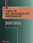 Couverture du livre « Traite de diagnostic infirmier » de Sawyer Mcfarland aux éditions Intereditions