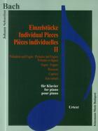 Couverture du livre « Bach ; pièces individuelles II ; pour piano » de Jean-Sebastien Bach aux éditions Place Des Victoires/kmb