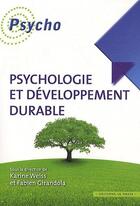 Couverture du livre « Psychologie et développement durable » de Karine Weiss et Fabien Girandola aux éditions In Press