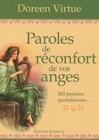 Couverture du livre « Paroles de réconfort de vos anges » de Doreen Virtue aux éditions Exergue