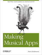 Couverture du livre « Making Musical Apps » de Peter Brinkmann aux éditions O Reilly