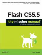 Couverture du livre « Flash CS5.5 ; the missing manual » de Chris Grover aux éditions O Reilly