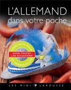 Couverture du livre « L'allemand dans votre poche » de  aux éditions Larousse