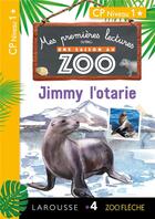 Couverture du livre « Mes premières lectures avec une saison au zoo ; Jimmy l'otarie » de Manuel Alves et Audrey Forest aux éditions Larousse