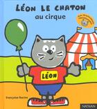 Couverture du livre « Leon Le Chaton Au Cirque » de Francoise Racine aux éditions Nathan