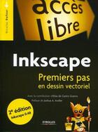 Couverture du livre « Dessin vectoriel avec Inkscape ; premiers pas en dessin vectoriel (2e édition) » de  aux éditions Eyrolles