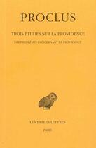 Couverture du livre « Théologie Tome 4 ; livre 4 » de Proclus aux éditions Belles Lettres