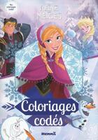 Couverture du livre « Coloriages codés : La Reine des Neiges » de Stephanie Sojic aux éditions Hemma