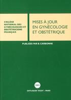 Couverture du livre « Maj en gyneco obst 2001 » de Carbonne aux éditions Cngof