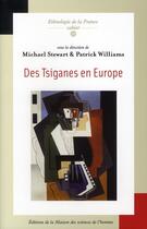Couverture du livre « Des tsiganes en Europe » de Patrick Williams et Michael Stewart aux éditions Maison Des Sciences De L'homme