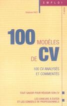 Couverture du livre « 100 modèles de cv (3e édition) » de Stephanie Salti aux éditions Studyrama