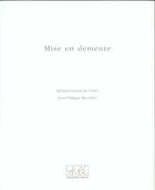 Couverture du livre « Mise en demeure » de  aux éditions Filigranes