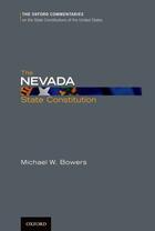 Couverture du livre « The Nevada State Constitution » de Bowers Michael W aux éditions Oxford University Press Usa