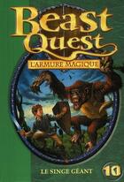 Couverture du livre « Beast Quest Tome 10 : le singe géant » de Adam Blade aux éditions Hachette Jeunesse