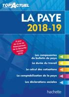 Couverture du livre « Top'actuel ; la paye (édition 2018/2019) » de Sabine Lestrade aux éditions Hachette Education