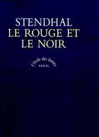 Couverture du livre « Rouge et le noir (le) » de Stendhal aux éditions Ecole Des Loisirs