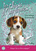 Couverture du livre « Les chiots magiques t.14 ; un trésor inattendu » de Sue Bentley aux éditions Pocket Jeunesse