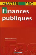 Couverture du livre « Finances publiques » de Stephanie Damarey aux éditions Gualino
