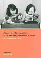 Couverture du livre « Anatomie d'un rapport de Luc Moullet et Antonietta Pizzorno » de Claudine Le Pallec Marand aux éditions Yellow Now