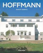 Couverture du livre « Hoffmann » de August Sarnitz aux éditions Taschen