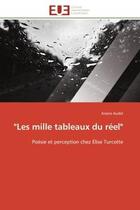 Couverture du livre « 