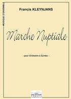 Couverture du livre « Marche nuptiale » de Kleynjans Francis aux éditions Delatour