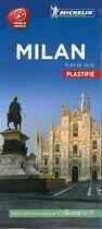 Couverture du livre « Milan - plan de ville plastifie » de Collectif Michelin aux éditions Michelin