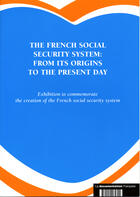 Couverture du livre « The french social security system : from its origins to the present day » de  aux éditions Documentation Francaise