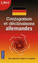 Couverture du livre « Conjugaisons et déclinaisons allemandes » de Stephane Rilling aux éditions Pocket