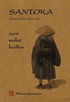 Couverture du livre « Zen saké haïku » de Santoka aux éditions Moundarren