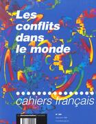 Couverture du livre « Cahiers franÇais n.290 les conflits dans le monde » de  aux éditions Documentation Francaise