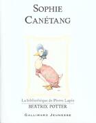 Couverture du livre « Sophie canetang » de Beatrix Potter aux éditions Gallimard-jeunesse