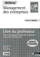 Couverture du livre « Management des entreprises ; BTS ; 2e année ; livre du professeur (édition 2009) » de Chacon Benito/Gillet aux éditions Nathan