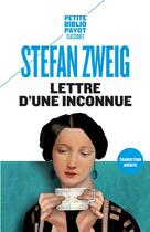 Couverture du livre « Lettre d'une inconnue ; la ruelle au clair de lune » de Stefan Zweig aux éditions Payot