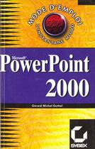 Couverture du livre « Powerpoint 2000 Mode D'Emploi » de Michel Duthel aux éditions Eska