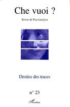 Couverture du livre « Destins des traces » de  aux éditions L'harmattan