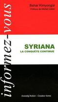 Couverture du livre « Syriana. » de Bahar Kymiungur aux éditions Couleur Livres