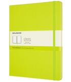 Couverture du livre « Carnet ligne tres grand format citron vert rigide » de Moleskine aux éditions Moleskine