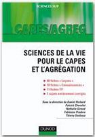 Couverture du livre « Sciences de la vie pour le CAPES et l'agrégation » de Richard et Chevalet aux éditions Dunod