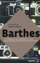 Couverture du livre « Barthes » de Raphael Enthoven aux éditions Fayard