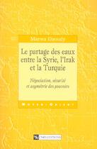 Couverture du livre « Partage des eaux entre la syrie, l'irak et la turquie » de  aux éditions Cnrs